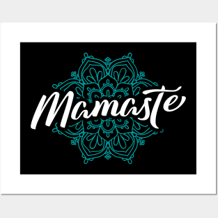 Mamaste - Pregnancy Yoga Mom Symbol Posters and Art